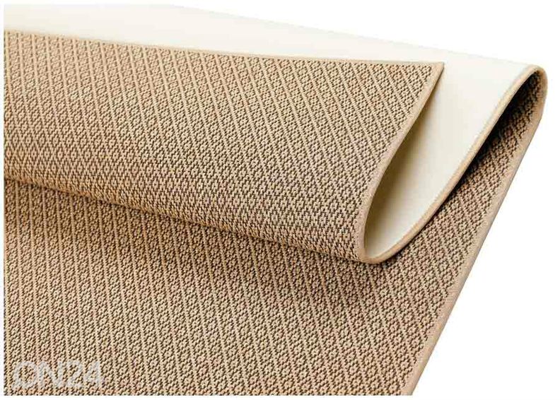 Narma sileäpintainen matto Bello™ beige 80x200 cm kuvasuurennos
