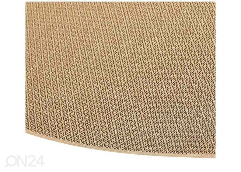 Narma sileäpintainen matto Bello™ beige pyöreä Ø 160 cm kuvasuurennos