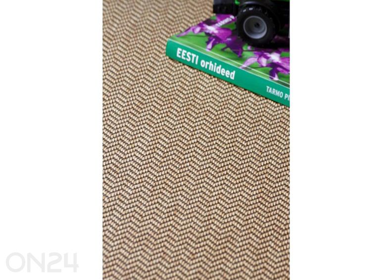 Narma sileäpintainen matto Bravo™ beige pyöreä Ø 160 cm kuvasuurennos