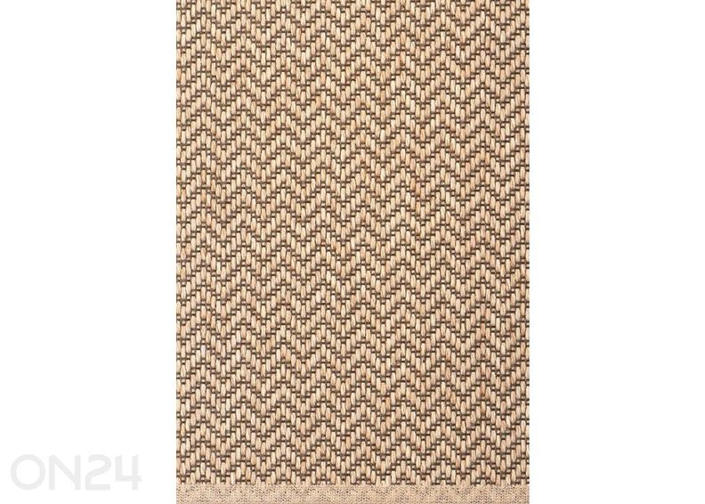 Narma sileäpintainen matto Bravo™ beige pyöreä Ø 160 cm kuvasuurennos