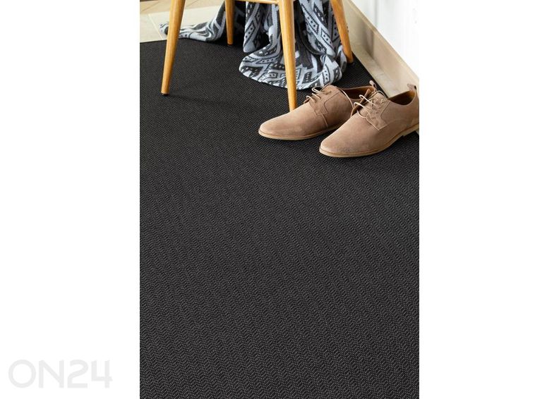 Narma sileäpintainen matto Bravo™ black 60x80 cm kuvasuurennos