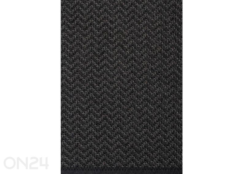 Narma sileäpintainen matto Bravo™ black pyöreä Ø 160 cm kuvasuurennos