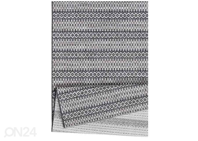 Narma sileäpintainen matto Hendrik anthracite/cliff grey 80x150 cm kuvasuurennos