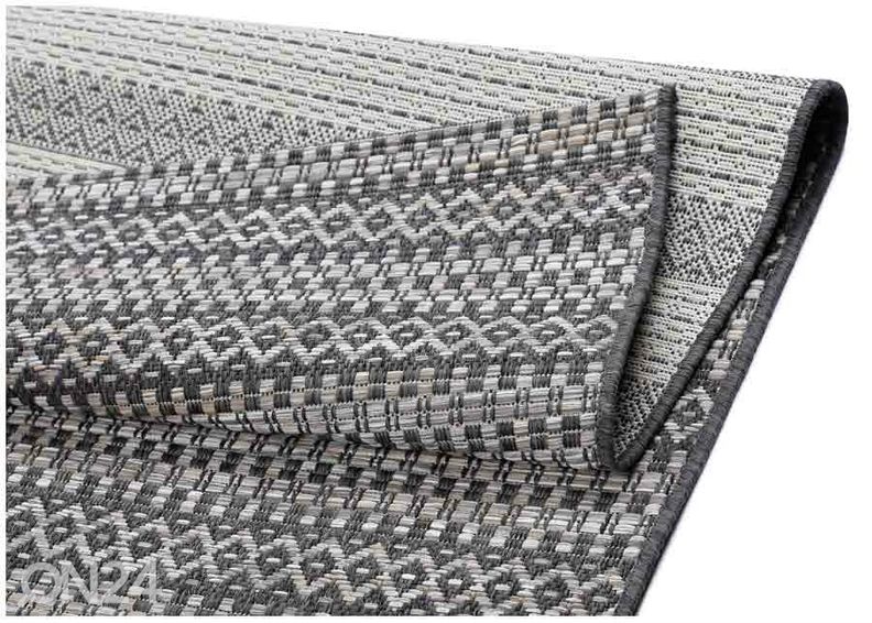 Narma sileäpintainen matto Hendrik anthracite/cliff grey 80x150 cm kuvasuurennos