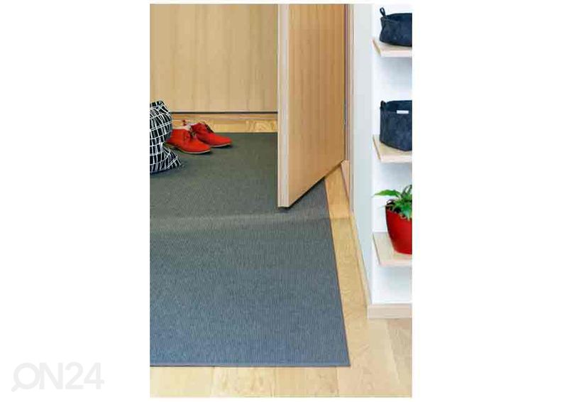 Narma sileäpintainen matto Limo™ 80x300 cm kuvasuurennos