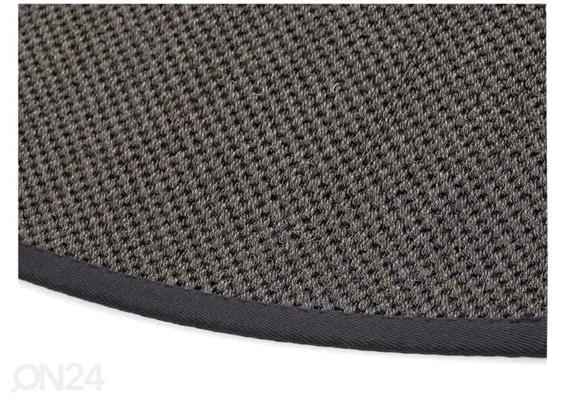 Narma sisalmatto Dragon™ anthracite pyöreä Ø 200 cm kuvasuurennos