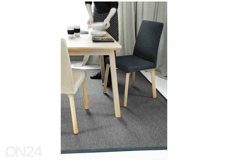 Narma sisalmatto Dragon™ antrasiitti 80x160 cm kuvasuurennos