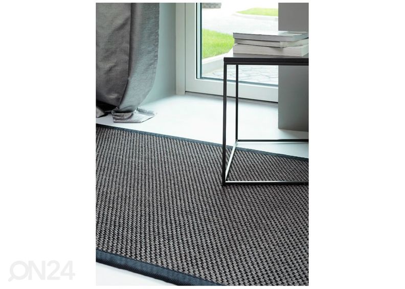 Narma sisalmatto Dragon™ antrasiitti 80x350 cm kuvasuurennos
