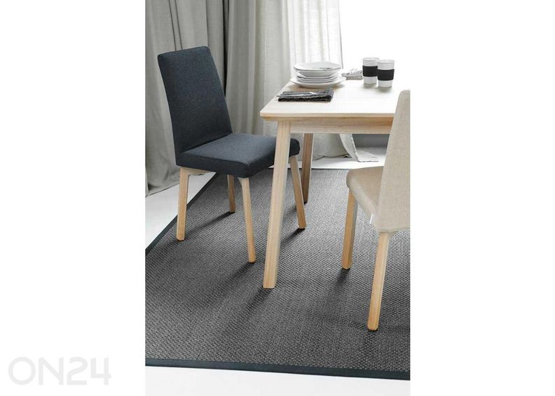 Narma sisalmatto Dragon™ antrasiitti 80x350 cm kuvasuurennos