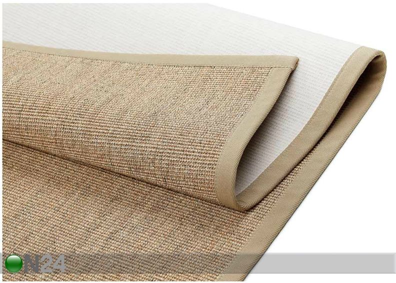 Narma sisalmatto Livos beige 80x150 cm kuvasuurennos