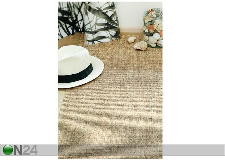 Narma sisalmatto Livos beige 80x150 cm kuvasuurennos