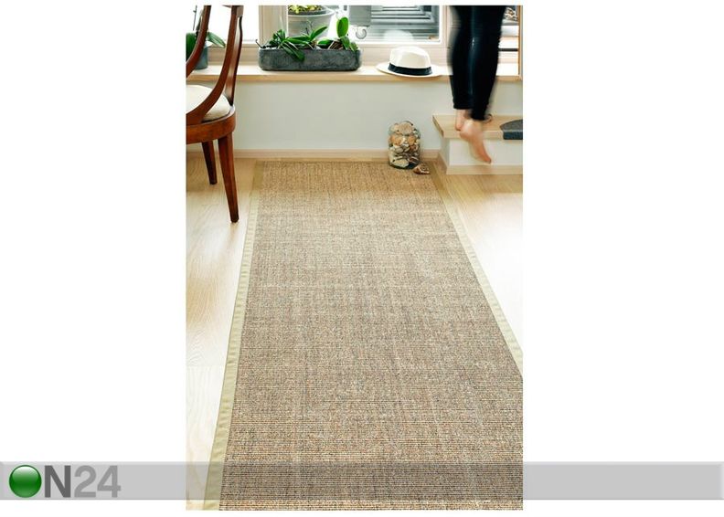 Narma sisalmatto Livos beige 80x150 cm kuvasuurennos