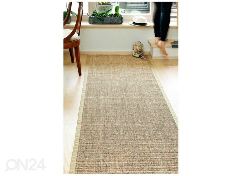 Narma sisalmatto Livos™ beige 80x160 cm kuvasuurennos
