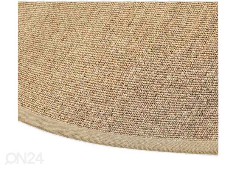 Narma sisalmatto Livos™ beige pyöreä Ø 160 cm kuvasuurennos