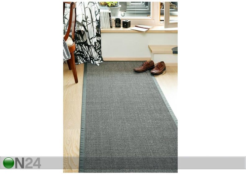 Narma sisalmatto Livos™ harmaa 100x160 cm kuvasuurennos