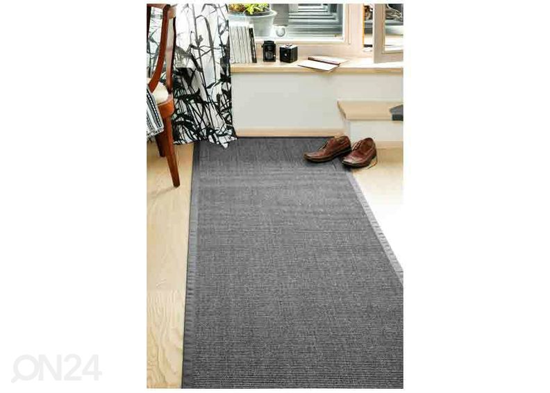Narma sisalmatto Livos™ harmaa 160x240 cm kuvasuurennos