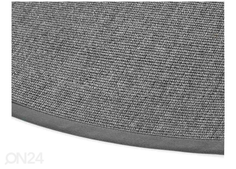 Narma sisalmatto Livos™ harmaa pyöreä Ø 160 cm kuvasuurennos