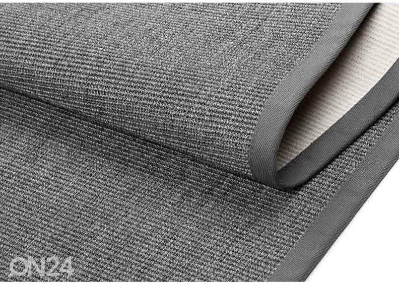 Narma sisalmatto Livos™ harmaa pyöreä Ø 200 cm kuvasuurennos
