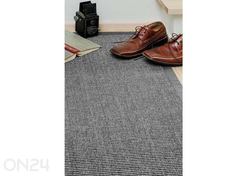 Narma sisalmatto Livos™ harmaa pyöreä Ø 200 cm kuvasuurennos