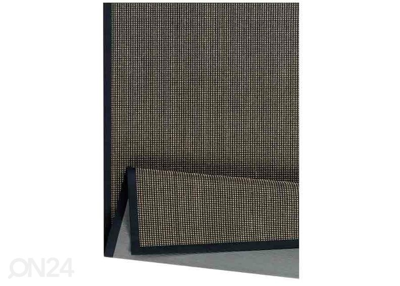 Narma sisalmatto Livos™ musta-ruskea 80x300 cm kuvasuurennos