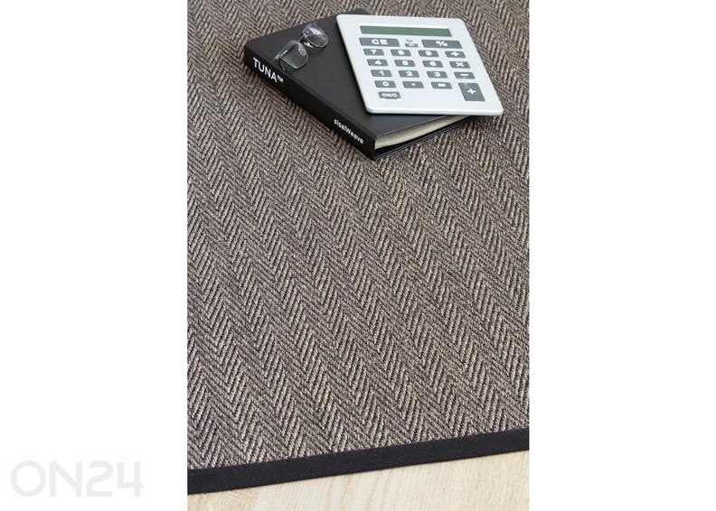 Narma sisalmatto Tuna™ carbon 80x160 cm kuvasuurennos