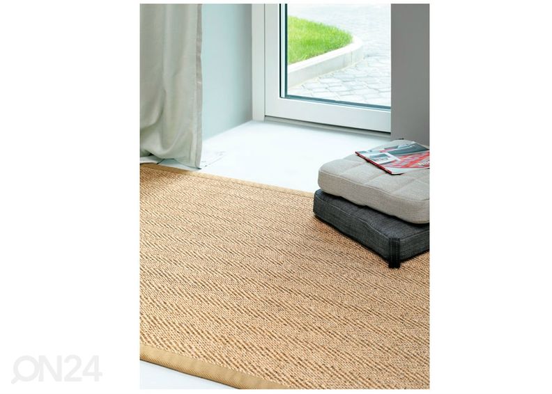 Narma sisalmatto Tuna™ gold 80x160 cm kuvasuurennos