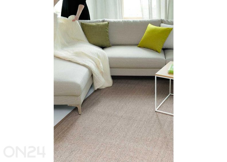 Narma sisalmatto Tuna™ linen pyöreä Ø 200 cm kuvasuurennos