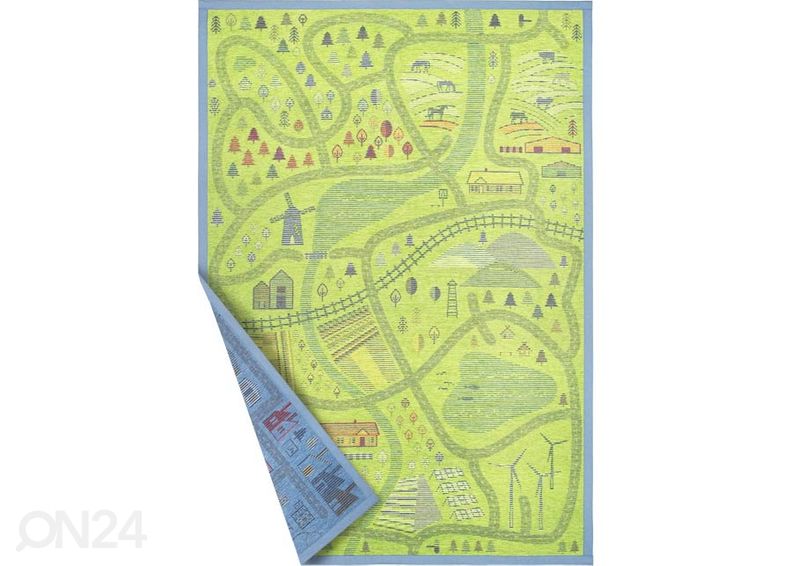 Narma smartWeave® DUO matto Ülejõe blue-green 140x200 cm kuvasuurennos
