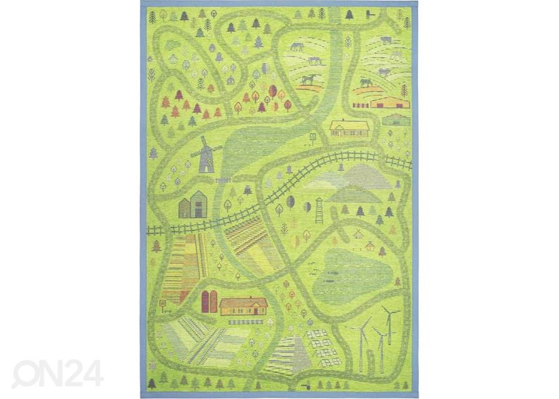Narma smartWeave® DUO matto Ülejõe blue-green 140x200 cm kuvasuurennos