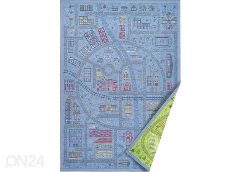 Narma smartWeave® DUO matto Ülejõe blue-green 140x200 cm kuvasuurennos