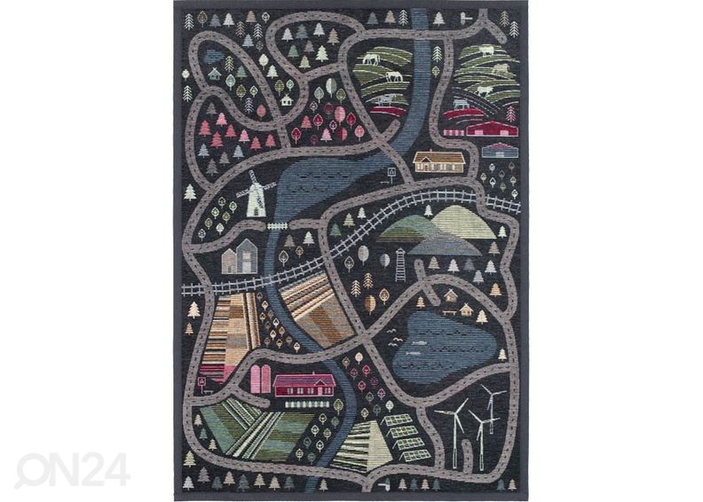 NARMA smartWeave® DUO matto Ülejõe carbon 140x200 cm kuvasuurennos