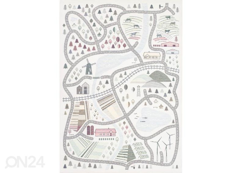 NARMA smartWeave® DUO matto Ülejõe white 140x200 cm kuvasuurennos