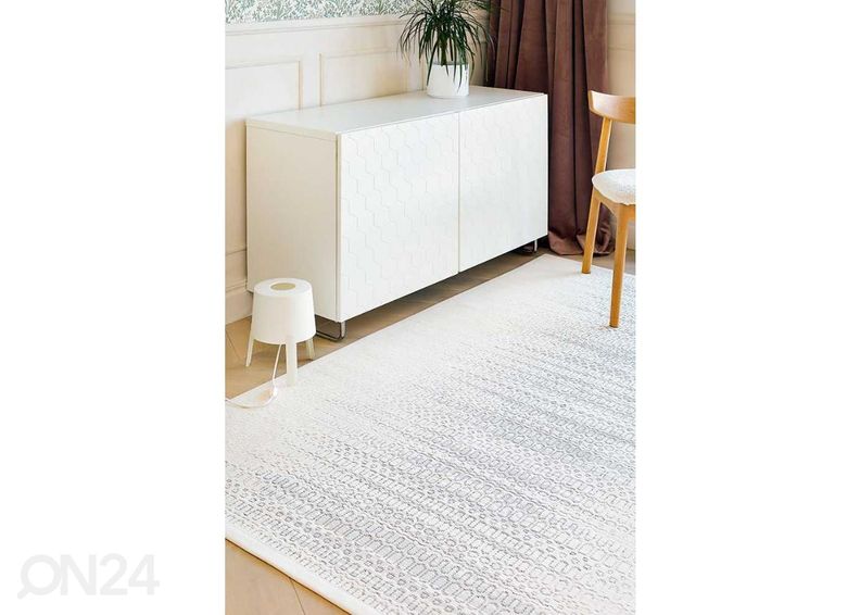 NARMA smartWeave® matto Hanila white 160x230 cm kuvasuurennos