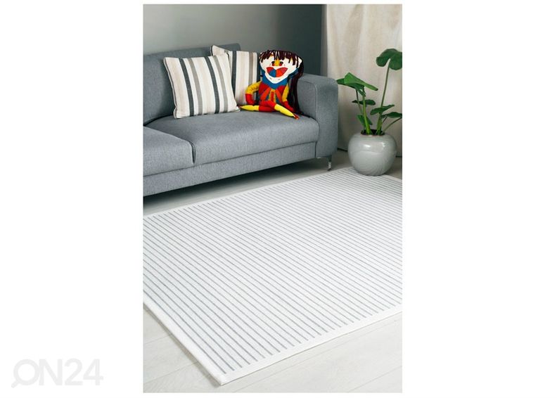 Narma smartWeave® matto Helme white 80x250 cm kuvasuurennos
