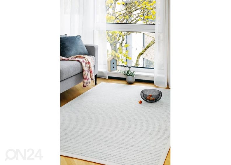 NARMA smartWeave® matto Kuma white 140x200 cm kuvasuurennos