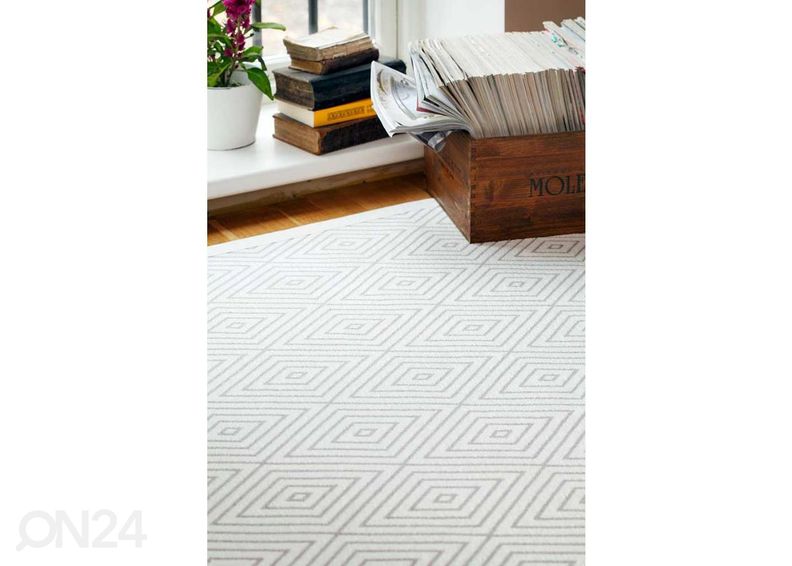 NARMA smartWeave® matto Kuninga white 100x200 cm kuvasuurennos