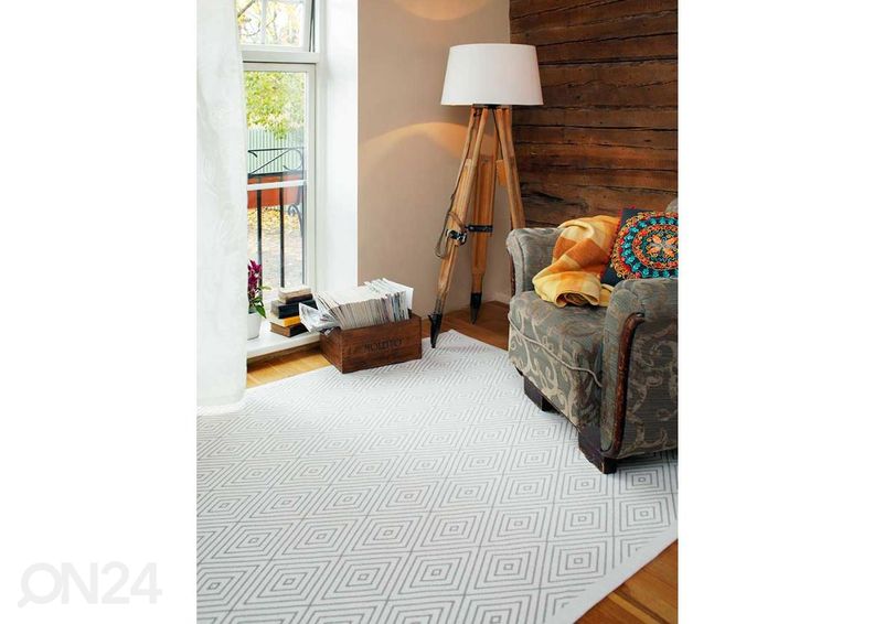 NARMA smartWeave® matto Kuninga white 100x200 cm kuvasuurennos