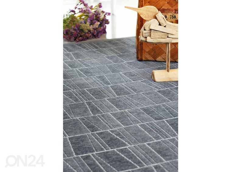 NARMA smartWeave® matto Kursi grey 80x250 cm kuvasuurennos