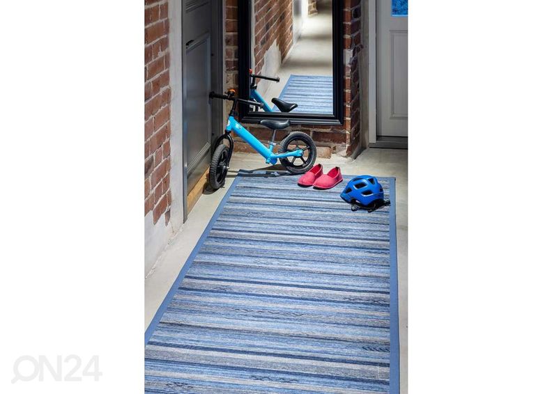 NARMA smartWeave® matto Liiva blue 70x140 cm kuvasuurennos