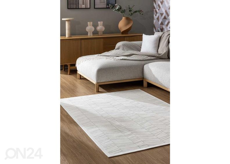 NARMA smartWeave® matto Loona white 160x230 cm kuvasuurennos