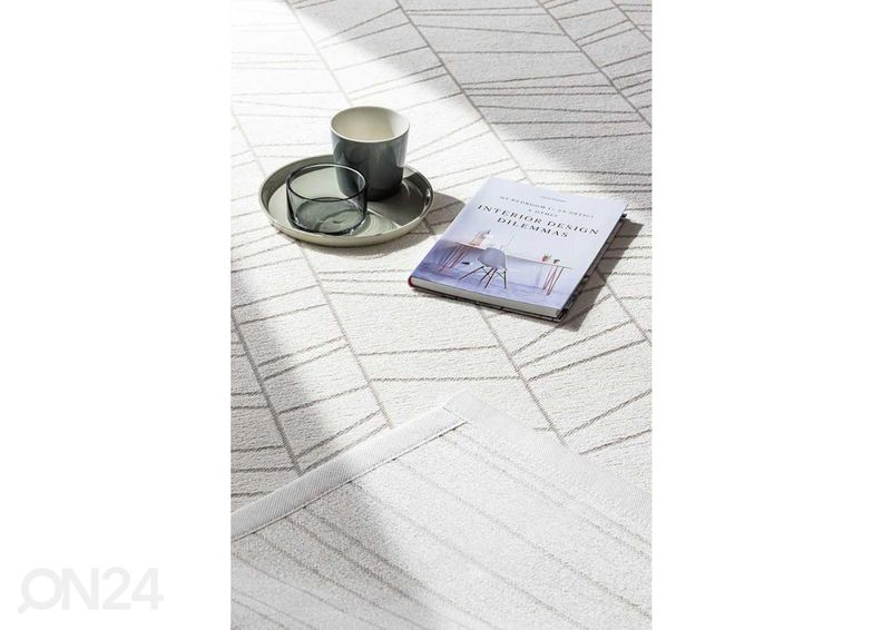 NARMA smartWeave® matto Loona white 160x230 cm kuvasuurennos
