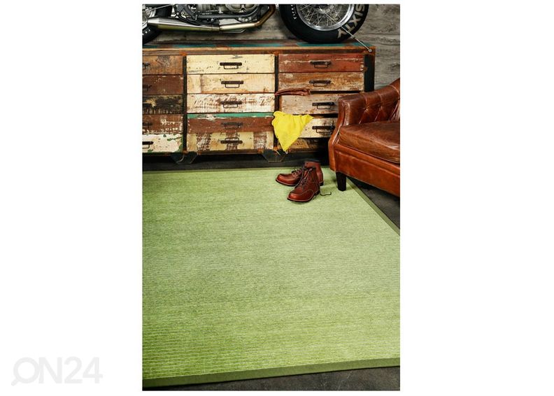 Narma smartWeave® matto Moka olive 70x140 cm kuvasuurennos