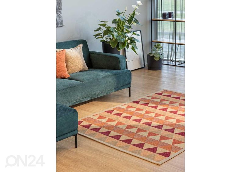 NARMA smartWeave® matto Norra gold-red 200x300 cm kuvasuurennos