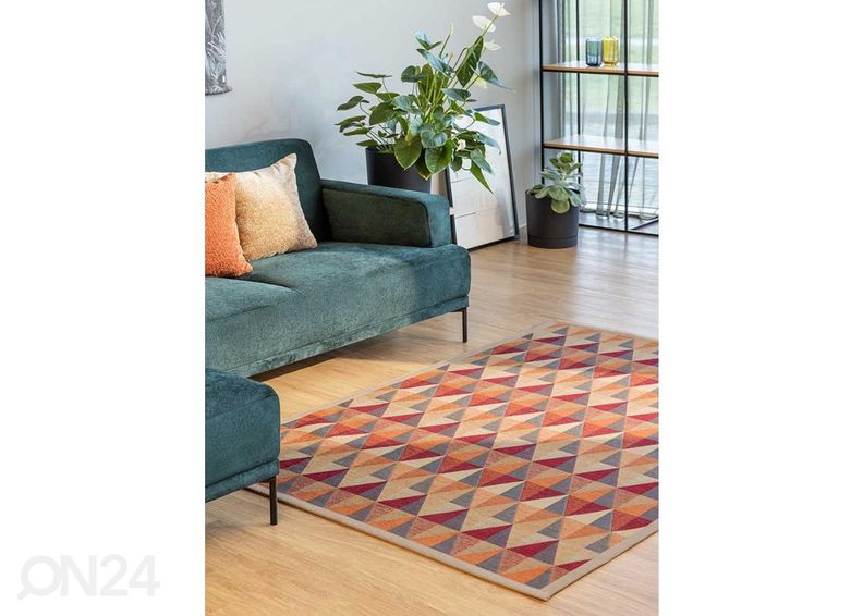 NARMA smartWeave® matto Norra gold-red 200x300 cm kuvasuurennos