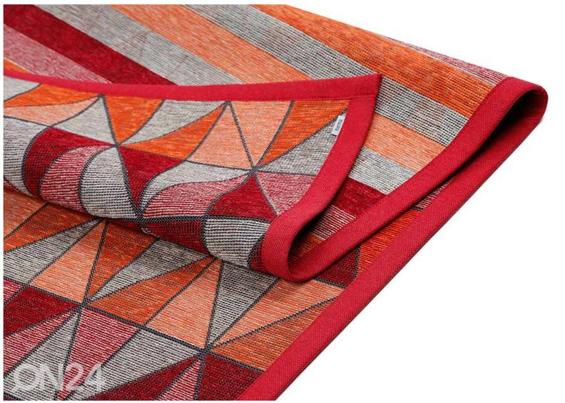 Narma smartWeave® matto Treski red 100x160 cm kuvasuurennos