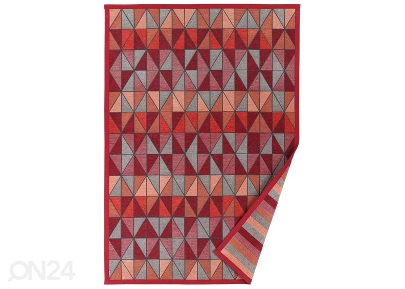 Narma smartWeave® matto Treski red 70x140 cm kuvasuurennos