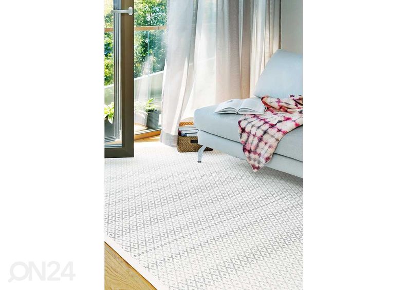 NARMA smartWeave® matto Tsirgu white 140x200 cm kuvasuurennos