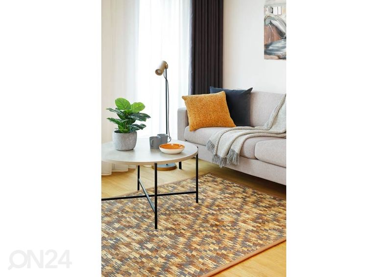 NARMA smartWeave® matto Vergi caramel 160x230 cm kuvasuurennos