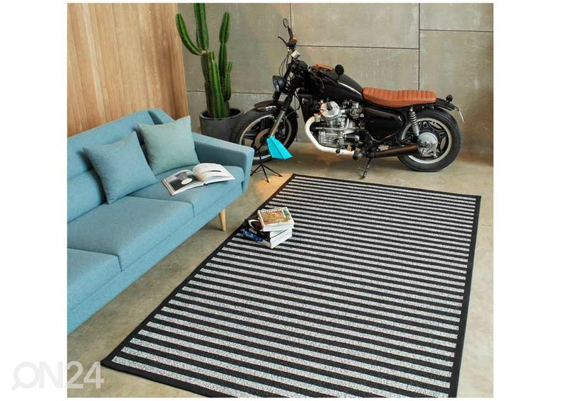 Narma smartWeave® matto Viki black 70x140 cm kuvasuurennos