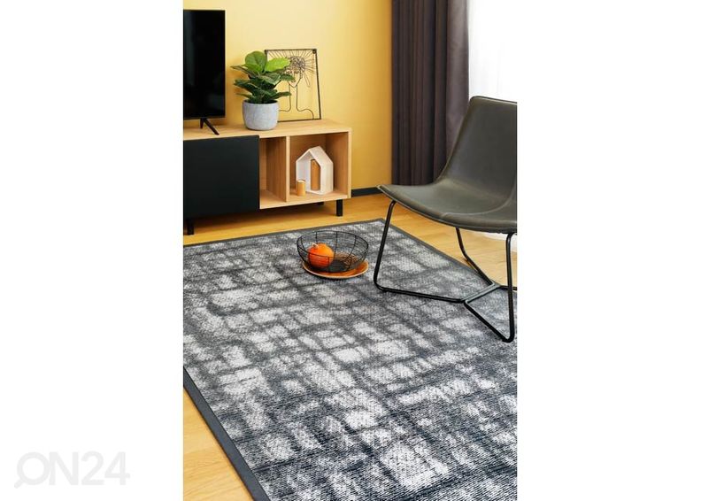 Narma smartWeave® matto Virve hiilenharmaa 100x160 cm kuvasuurennos